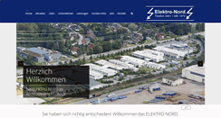 Desktop Screenshot of elektro-nord.de