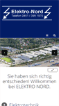 Mobile Screenshot of elektro-nord.de