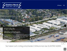Tablet Screenshot of elektro-nord.de