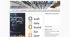 Desktop Screenshot of elektro-nord.se