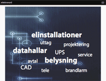 Tablet Screenshot of elektro-nord.se